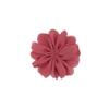 Flor de chiffon estilo coreano costurada à mão flor de cor sólida plana feita à mão faixa de cabelo infantil acessórios de cabelo sapatos e chapéus acessórios de vestuário flor