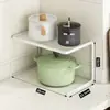 Prateleira de Níveis para Bancada de Cozinha, Suporte para Panelas, Armário Organizador de Utensílios de Cozinha, Divisória Multicamadas