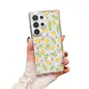¿Es artículo popular de celebridad de Internet flor amarilla y hoja funda de teléfono magnética para Apple 17 cubierta protectora transparente para iPhone 16