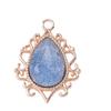 Accesorios para el cabello retro francés DIY horquilla incrustada grava colgante gota de agua transparente accesorios de aleación joyería material para hacer
