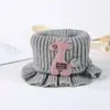 Bufanda infantil de invierno con cuello cortavientos de lana gruesa tejida, cuello protector cálido para el cuello para niños y niñas, bufanda de bebé