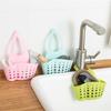 Cesta Colgante de Almacenamiento para Fregadero Creativa Ajustable Tipo Broche Estante de Cocina Bolsa Colgante para Drenaje de Esponjas y Grifo