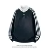 Outono 2026 Novo Moletom Masculino Pesado Algodão Chinês 380g Estilo Americano High-End Modelagem Solta Tamanho Grande Casual Tendência Marca