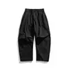 Pantalones de Trabajo Rectos Simples Estilo Retro Americano Rumei para Hombre, Nuevo Estilo Verano Sueltos de Pierna Ancha Pantalones Deportivos Casuales