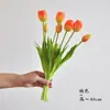 Ramo de Tulipanes Artificiales con 7 Cabezas, Flores Falsas, Arte Floral, Goma Blanda Realista, Estilo Ins para Fotografía, Decoración de Sala de Estar, Venta al por Mayor Transfronteriza