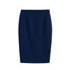 Elegante Falda de Traje de Cintura Alta Estilo OL 2025 Primavera y Verano Nuevo Corte Delantero Ajustado Adelgazante Falda Midi