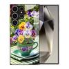 Adecuado para Samsung S25Ultra Funda de Vidrio Templado para Teléfono S26Plus Comercio Exterior S24 Paisaje A06 Flores A17