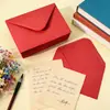 Amazon Transfronterizo En Stock Sobres de Papel Kraft Tarjetas de Felicitación Lisas Personalizadas Impresas con Logo Tarjetas de Invitación Selladas Manuscritas