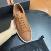 Zapatos Casuales Europeos para Hombre Nuevos Zapatos de Entrenamiento Alemanes para Hombre Tenis Planos de Piel Genuina Versátiles de Bloques de Color Zapatos Bajos para Hombre