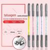 Tatuagem Bordado Caneta Manual Feita à Mão Caneta de Cristal Manual Colorida e Deslumbrante Nova Caneta Manual Caneta de Esfumação Feita à Mão Tatuagem de Sobrancelha Lábio