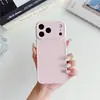 Aplicable a Apple 18pro ventana grande azul amarillo rosa funda Corning iPhone18 funda protectora para teléfono móvil 17 se puede pegar con skin