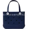 Bolsa de Playa Eva Bolso de Mano para Exteriores Europeo y Americano Se Puede Personalizar DIY con Accesorios, Bolsa Perforada, Estilo Coreano Bolsa Impermeable de Verano para Natación