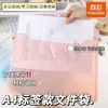 Bolsa Transparente para Documentos A4 Color Verdadero, Bolsa Engrosada para Guardar Exámenes, Bolsa Impermeable para Documentos de Oficina, Bolsa con Broche de Presión al por Mayor
