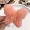 Pinza para el Cabello Esponjosa de Gama Alta, Tamaño Grande, Estilo Retro Otoño e Invierno, Pasador Elegante para la Parte Trasera de la Cabeza, Pinza para el Cabello Linda, Nuevo Accesorio para el Cabello