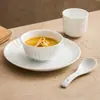 Cerámica Dehua de Fábrica Vajilla Bol Nido de Pájaro Bol Sopa Tremella Traje de Vajilla para Una Persona Hotel Comercial Mesa Bol