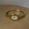 Reloj de baño Sunlifex para mujer, con diseño de nicho, de oro rosa y diamantes, ligero, de lujo, con pulsera ovalada de alta gama.