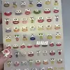 Monstro de Boca Feia Adesivos para Unhas em Gel à Prova d'Água Longa Duração Decoração de Nail Art Capa de Celular Adesivos para Manual de Câmera CCD