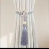 Novo Estilo Simples Cortina de Luxo Leve Par de Corda com Borla Armazenamento Fivela de Cortina Decoração de Casa