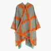 2025 Nuevo Chal Floral Versátil Color Bloqueo Moda Comercio Exterior Multi-Elemento Venta Directa del Fabricante Ropa de Abrigo Cálida