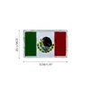 Parche de bandera mexicana, escudo nacional, diseño de pájaro, parche de tela, cierre de velcro, bandera bordada, mochila, sombrero y accesorio - en stock