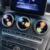 Perfumador de Carro Desenho Animado Flores Pequenas Decoração para Saída de Ar do Carro Aromaterapia Desodorante para Interior de Carro Fragrância Leve de Longa Duração Fragrância para Carro
