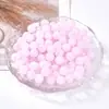 Contas Redondas de Vidro Liso de Porcelana Contas de Cristal Feitas à Mão para Pulseira DIY Colar Materiais para Miçangas Acessórios de Joias Atacado