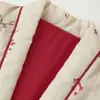 Otoño 2025 Nuevo Moda Callejera Femenina Europea y Americana Chaqueta de Algodón Estilo Kimono Estampada Abrigo Estilo Chanel Tendencia Ins