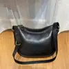 Bolsa Carteiro de Couro Legítimo Tanning Vegetal de Primeira Camada, Bolsa de Ombro Cruzada Casual Artística Feminina de Couro Genuíno Feita à Mão Vintage