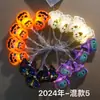 Cordão de Luzes Led de Halloween Transfronteiriço Lanterna de Abóbora Aranha Fantasma Morcego Lanterna Pequena Luz de Atmosfera Decoração de Feriado de Horror