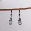Pendientes de Estilo Étnico Transfronterizos, Retro y Exquisitos, Pendientes de Nuevo Estilo Chino, Estilo Largo, Elegantes Pendientes Bohemianos con Incrustaciones de Diamantes y Ojo de Gato