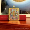 Gran Venta Thangka Tibetano Nepalí Puro Pintado a Mano de los Ocho Signos del Zodíaco Protegiendo al Bodhisattva Manjushri Núcleo de Tarjeta 4*5