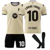 2526 Uniforme de Futebol Away do Barcelona Nº. 10 Aymar 6 Gavi 9 Lewandowski Não. 8 Camisa Edição Especial Pedri