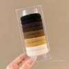 Elástico de Cabelo para Rabo de Cavalo Alto Estilo Coreano de Primavera, Corda de Cabelo Durável, Simples para Mulheres, Elástico de Cabelo de Alta Qualidade