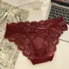 Calcinha Cross Peach Butt* Renda Sexy Francesa Laço Feminina Cintura Baixa Oca Calcinhas Desejo Puro Menina