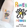 Nuevas Pegatinas de Tatuaje Pintadas, Pegatinas de Personajes de Dibujos Animados Lindos para Brazo y Muslo, Frescas, Hermosas, de Alta Gama, Impermeables y de Larga Duración