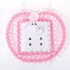 Pegatina de Interruptor de Tela Pegatina de Decoración de Pared Cubierta Antipolvo Cubierta Protectora para Interruptor Lámpara de Marco de Sala de Estar Portalámparas Pegatina de Interruptor Simple