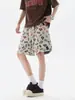 Pantalones de pijama a cuadros simples estilo japonés para hombre, verano 2026, gasa fina, corte holgado, shorts de playa, pantalones para casa hasta la rodilla