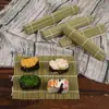 Frete grátis cortina de bambu, esteira de bambu para enrolar sushi estilo japonês, utensílios para sushi, esteira de bambu, jogo americano, utensílios especiais para fazer sushi