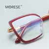Gafas Anti-luz Azul de Comercio Exterior 3155 Dorado TR Montura de Personalidad para Combinar Gafas Planas para Rostro Grande de Mujer Adelgazantes para Disparo Callejero