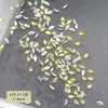 Nuevas Joyas Doradas Amarillas para Uñas, Circonitas Brillantes de Fondo Plano Mini Ojo de Caballo Gota de Agua Estrella de Cinco Puntas Accesorios para Uñas
