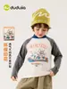 Novedades el 24 de agosto 15% de descuento Camiseta antiestática para niño Dudu, top cálido de invierno para niño