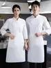 Uniformes de chef de alta gama para cocinas de hoteles de lujo, de manga larga, diseñados para uso en cocina, estilo unisex, novedad