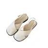 Sandalias romanas casuales de nuevo estilo, sandalias de punta cerrada para mujer, hebilla, estilo retro francés, zapatos planos de verano 2026, estilo Mori girl