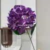Hortensia de Simulación 3D Fabricación Pared de Flores para Boda Azul Bella Decoración Venta al por Mayor Hogar Suave Hortensia Transfronteriza