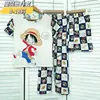 Pijama de Verano para Niños Conjunto de Tres Piezas con Camiseta de Manga Corta, Shorts y Pantalones Largos para Niños y Niñas Ropa de Casa de Dibujos Animados para Niños Pequeños y Medianos Estilo de Dibujos Animados