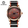 Reloj de Hombre Ochstin/Augusten Marca Calendario Dual 3 Manecillas Movimiento Importado Moda Resistente al Agua Reloj de Cuarzo