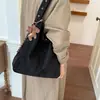Bolso tote de hombro casual de ante de gran capacidad, bolso de moda versátil 2026 para mujer, estilo vintage