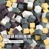 1cm Mini Cubo de Tofu Arte de Uñas Gradiente Esponja Dabbing Pegamento Especial Mezcla Rubor Cuadrado Pequeño Pinza de Agarre Almohadilla Esponja de Polvo