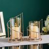 Candelabros románticos nórdicos con adornos para sala de estar, mesa de comedor, candelabro de hierro de alta gama de estilo europeo, accesorios decorativos para cenas a la luz de las velas.