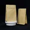 Bolsas de café de siete colores y ocho lados con cremallera lateral y válvula unidireccional para el envasado de granos de café; impresión a color en lotes pequeños disponible